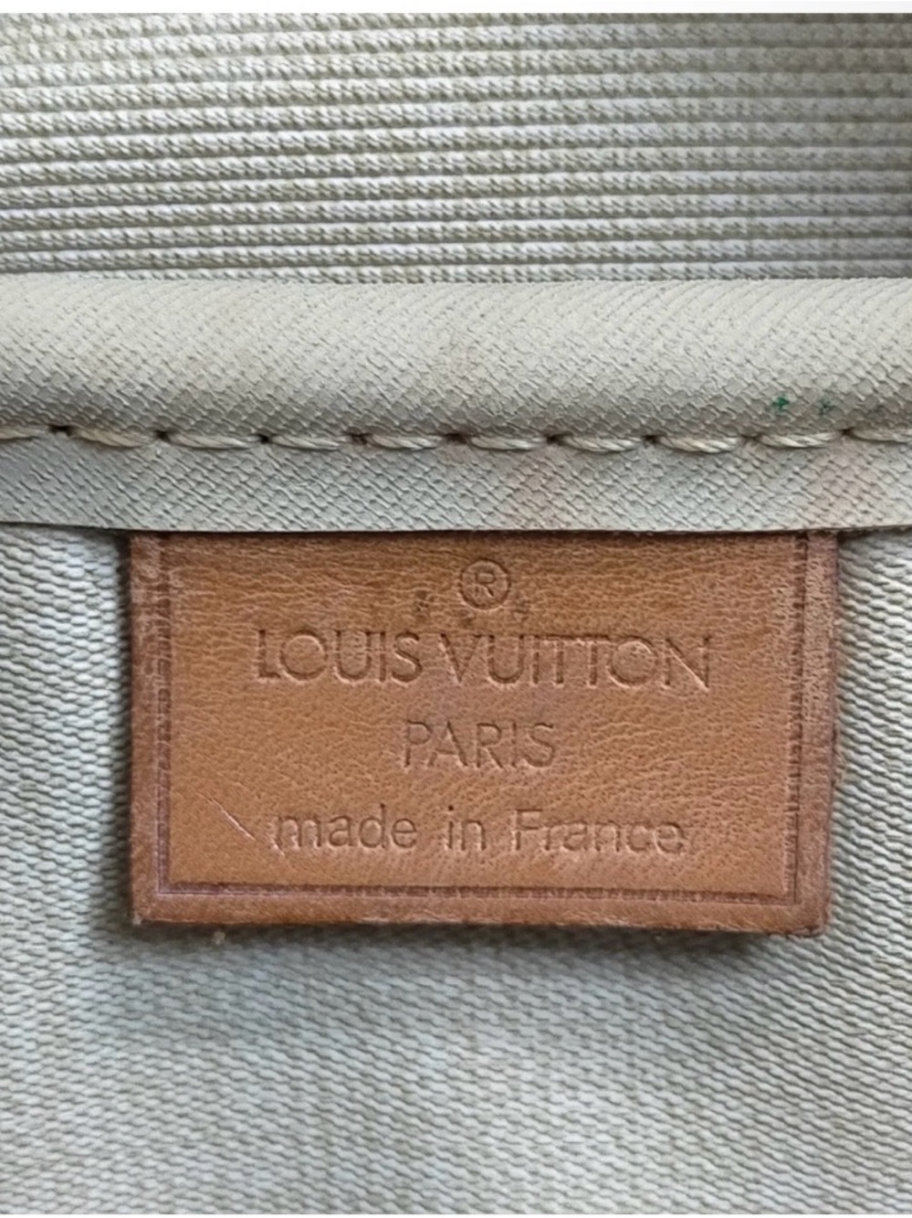 Louis Vuitton Deauville Monogram Satchel Bag in Brown & Tan Preowned - Picture 11 of 13